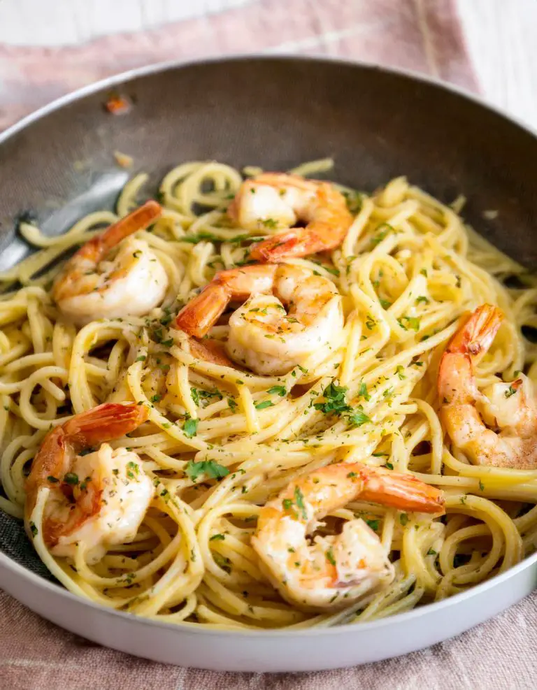 Buttery Shrimp Scampi Pasta