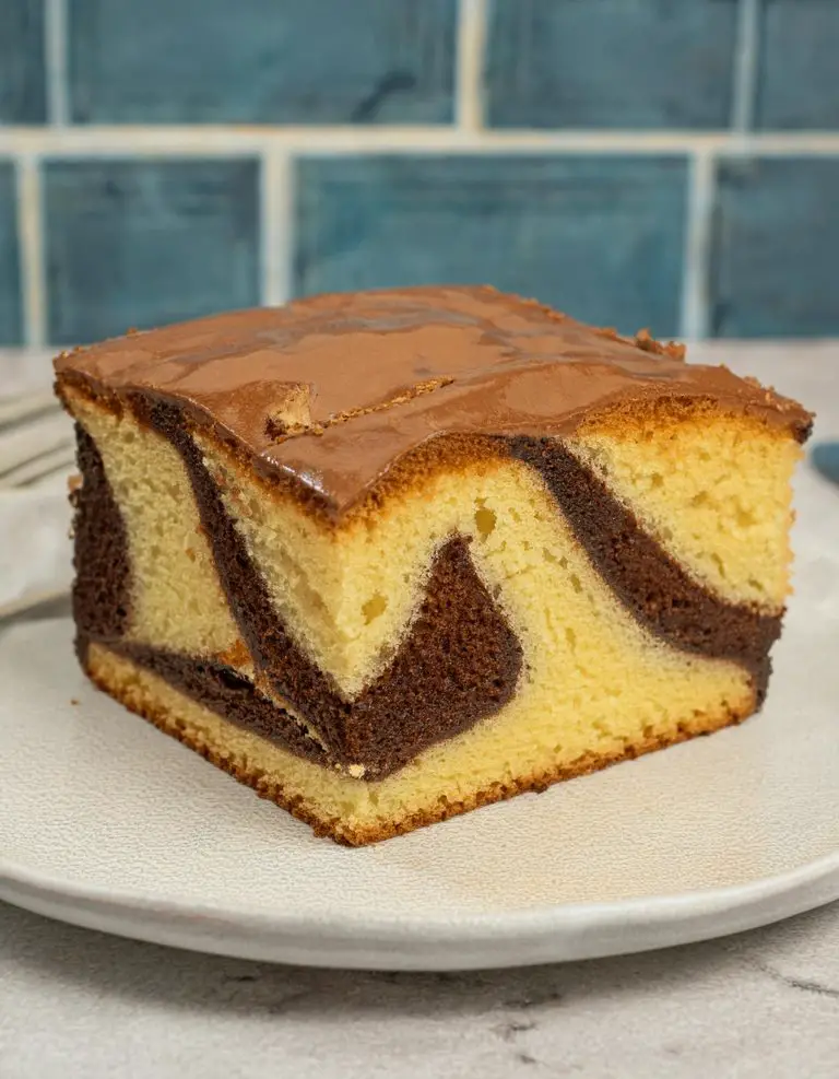 Marble Sheet Cake