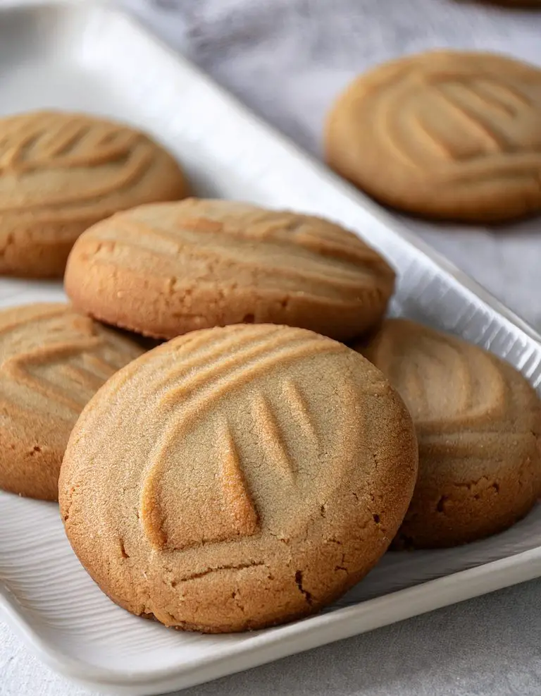 Brown Sugar Shortbread Cookies