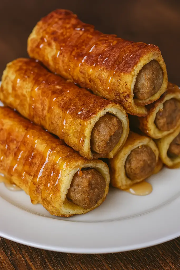 Sausage French Toast Roll-Ups