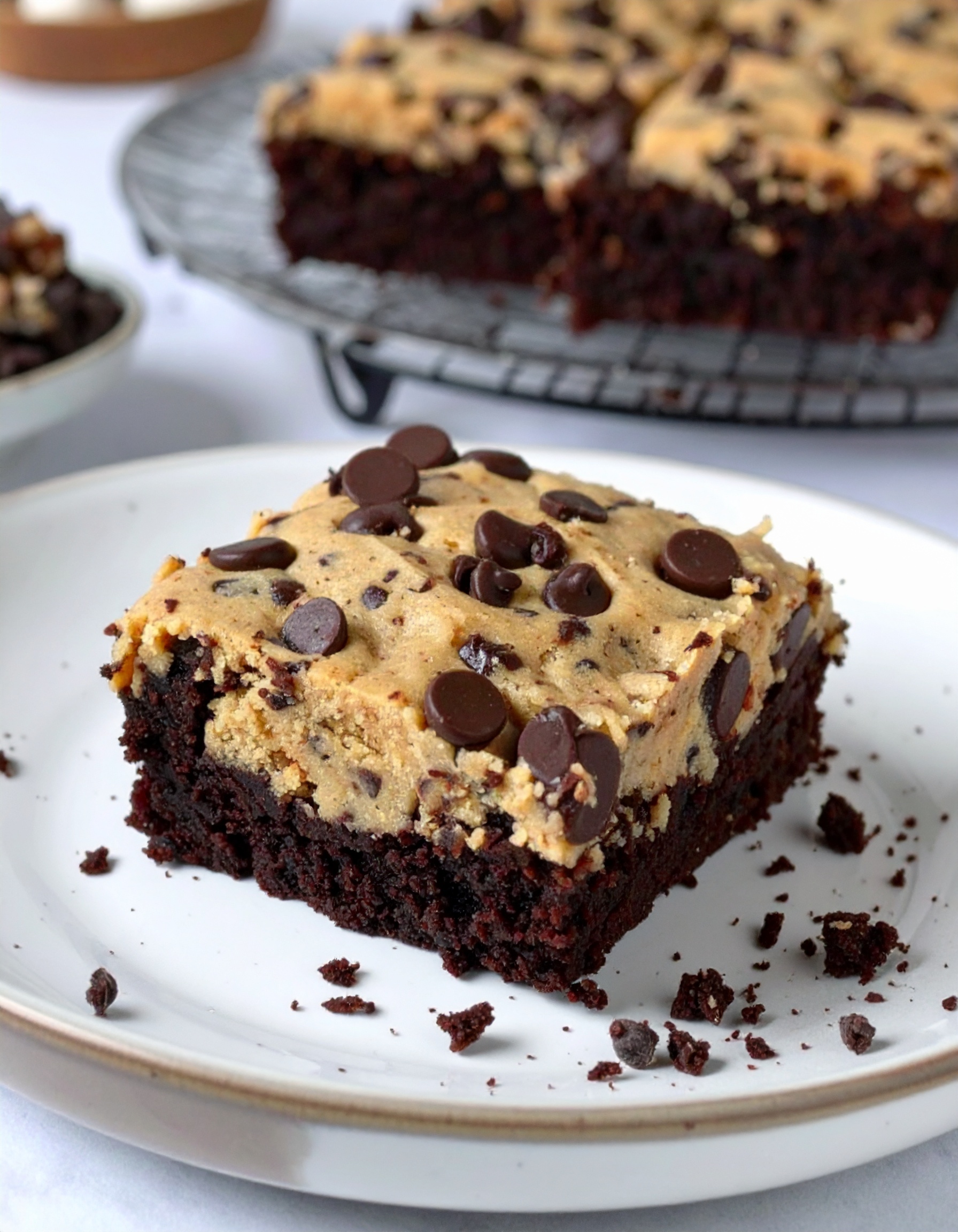 Chocolate Chip Cookie Dough Brownie