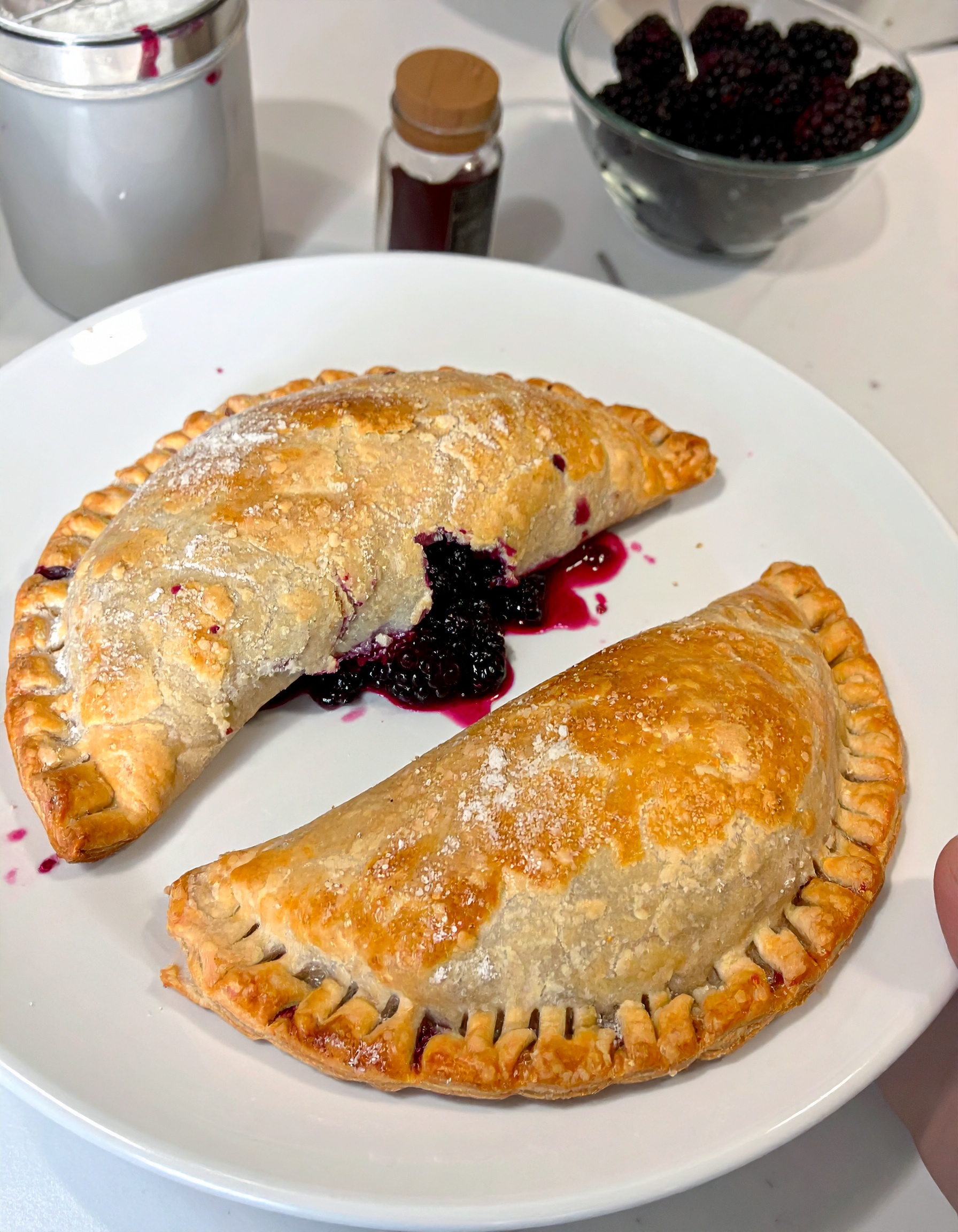 Homemade Blackberry Turnovers