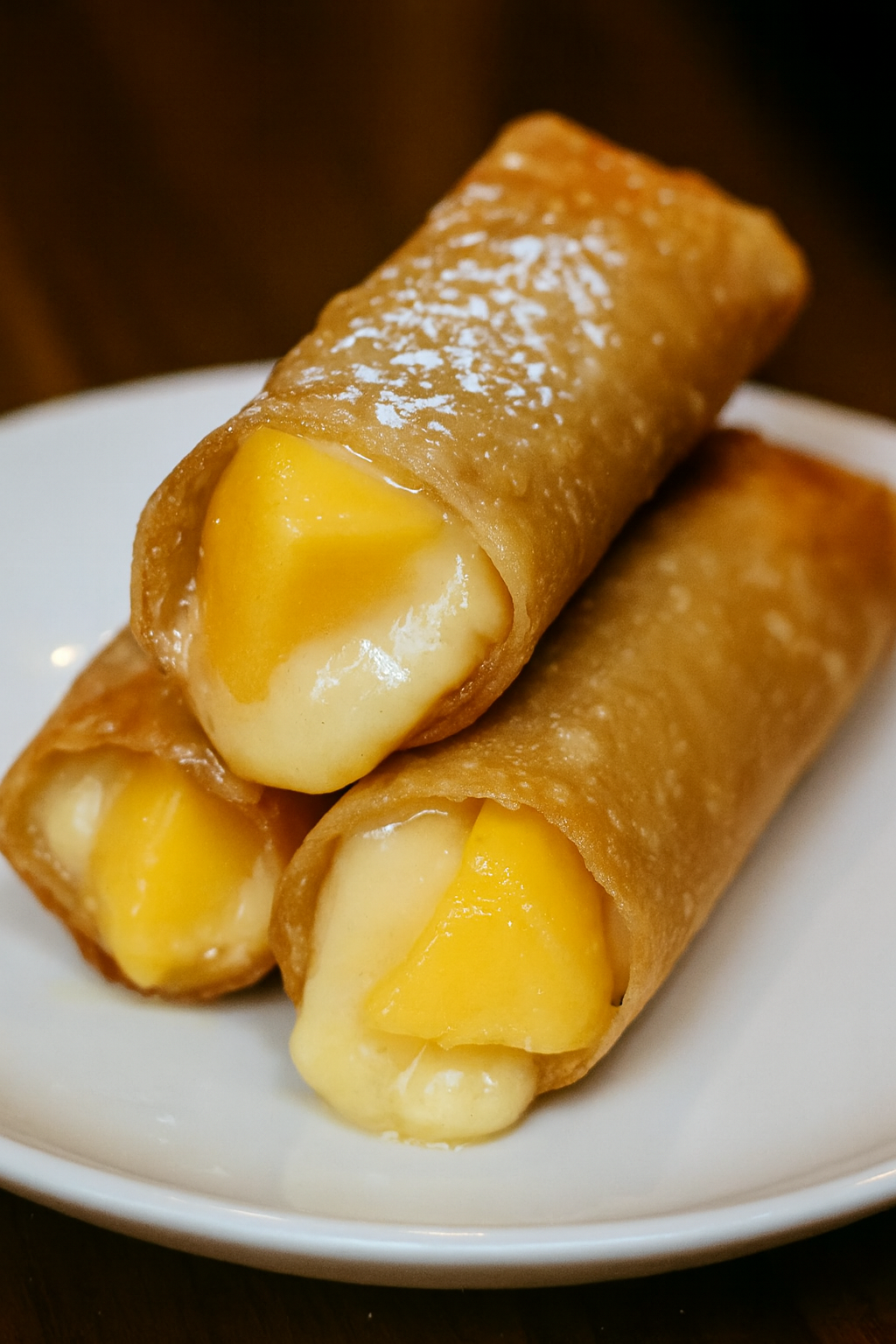 Peach Cheesecake Cobbler Rolls